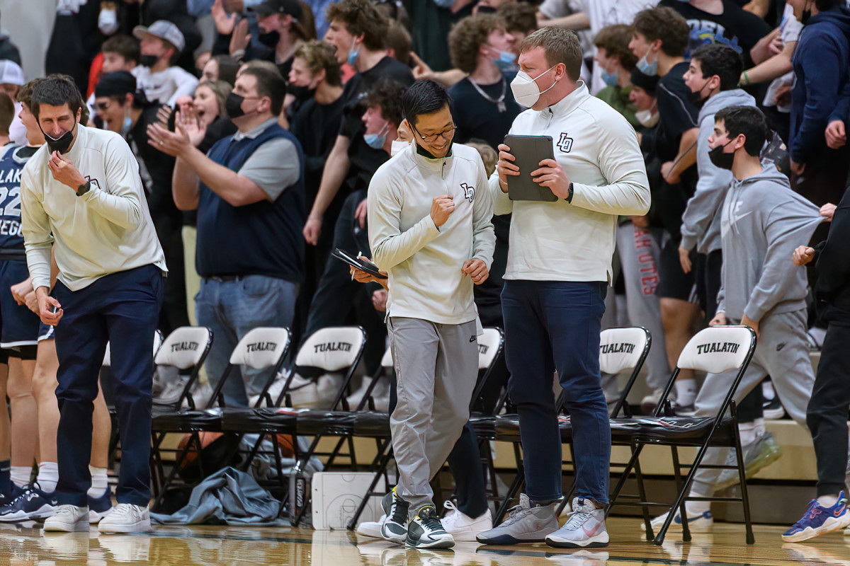 Tualatin Lake Oswego boys basketball Ken Waz 55